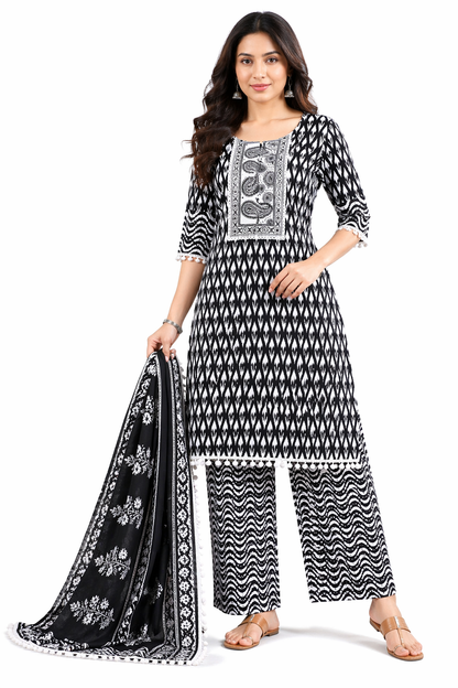 Cotton 3 piece grand sets