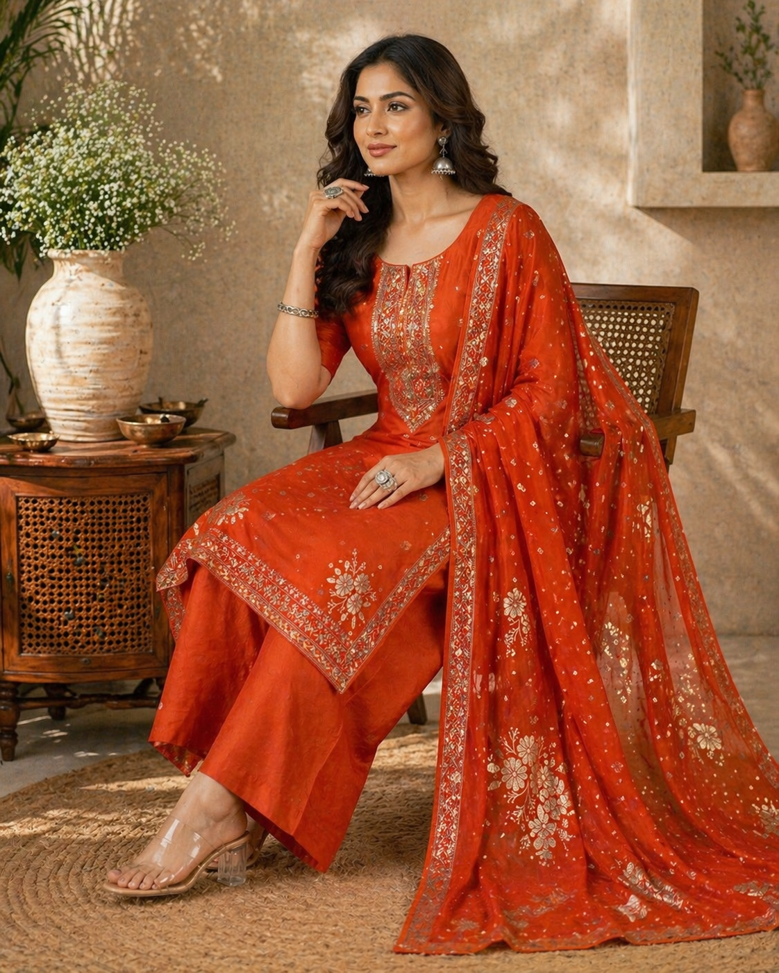 vichtra silk 3 piece grand set